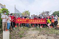 爱树护绿 共建绿色家园——米兰(中国)集团党支部参加大龙街道党委组织