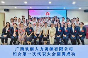 巾帼力量！广西米兰(中国)人力资源有限公司妇女第一次代表大会胜利召开